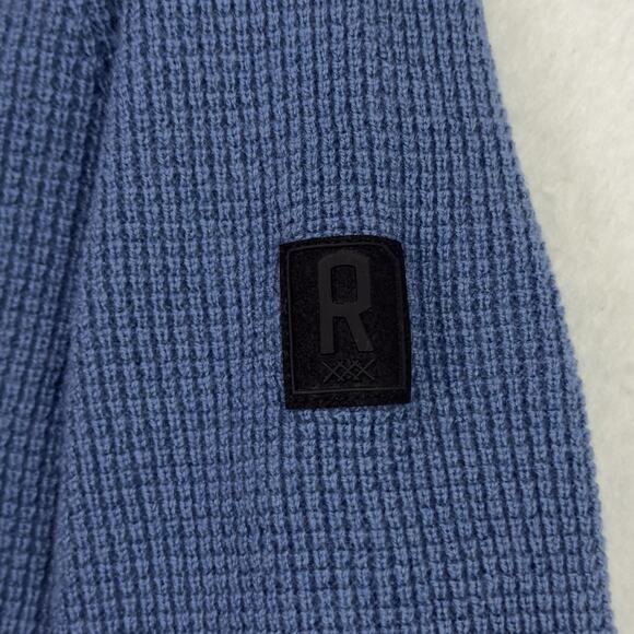 Rhone Walden Wool Cashmere Sweater Men’s Large Blue Horizon Marle NWT $178 - Picture 9 of 13